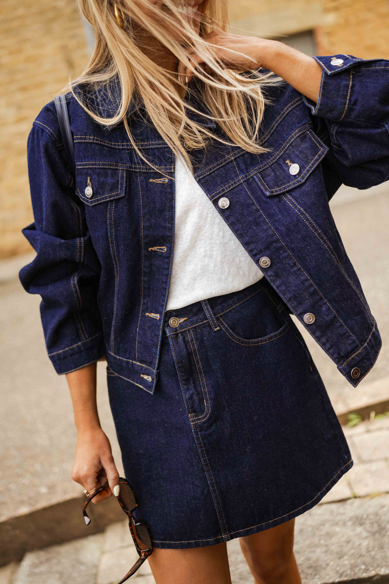 Veste Roma en jeans - bleu foncé