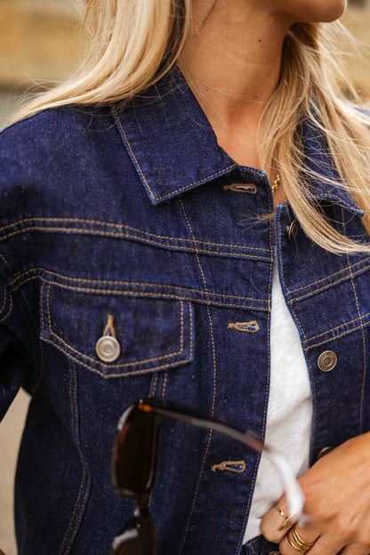 Veste Roma en jeans - bleu foncé