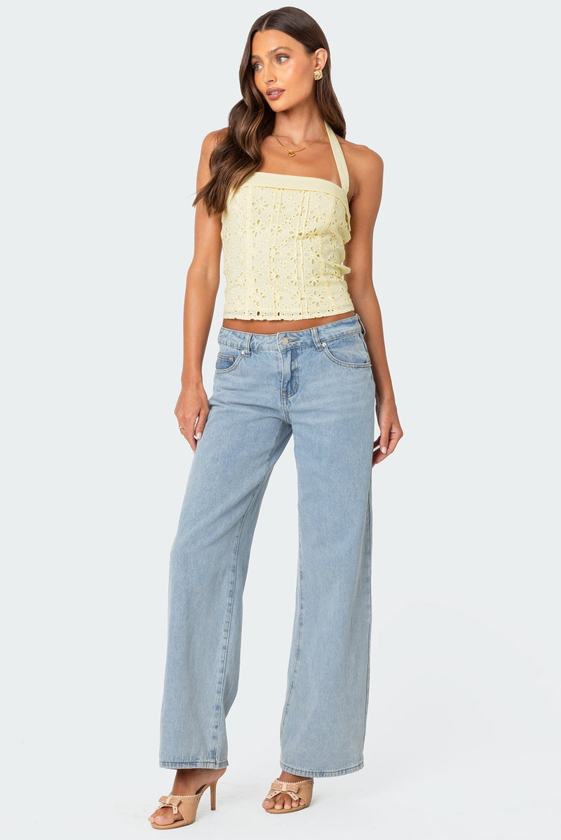 OLIVIA | Daisy Cotton Halter