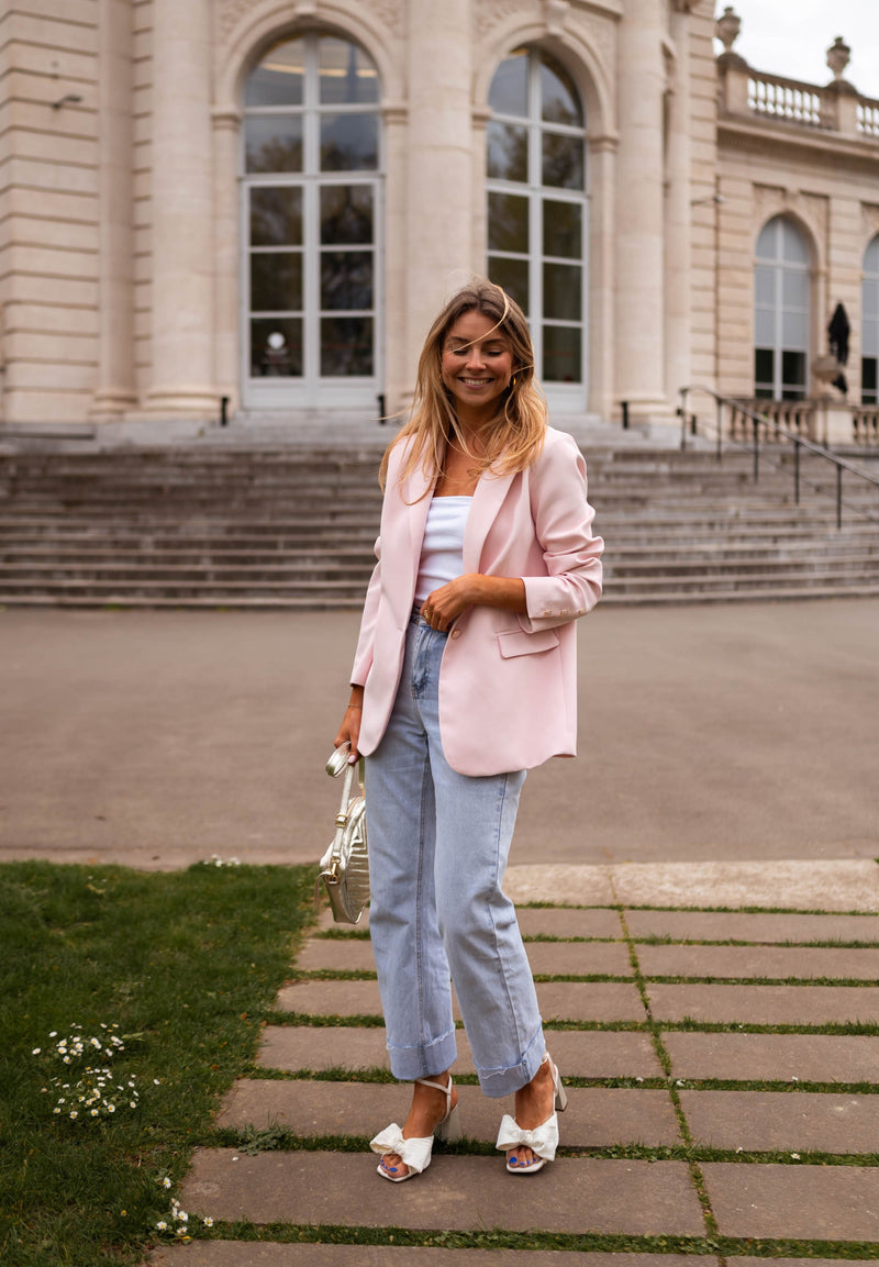 Blazer Aurore - rose poudré
