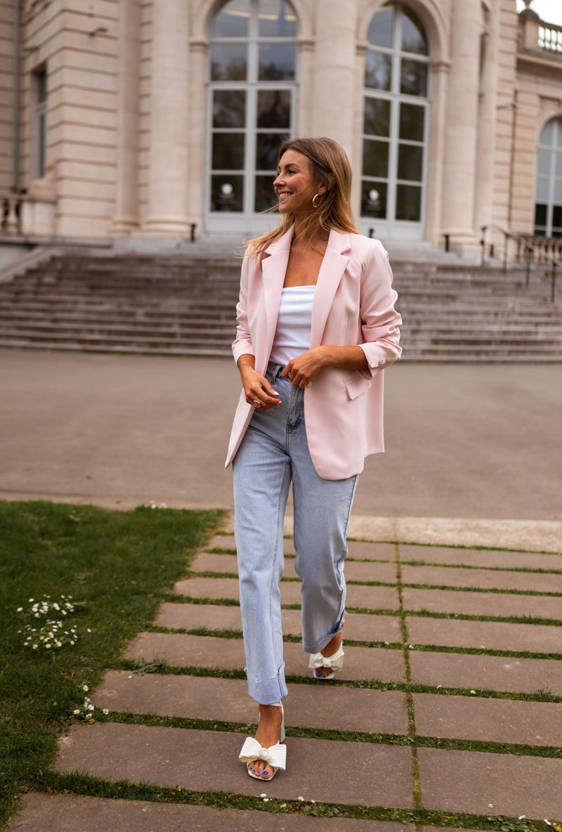 Blazer Aurore - rose poudré