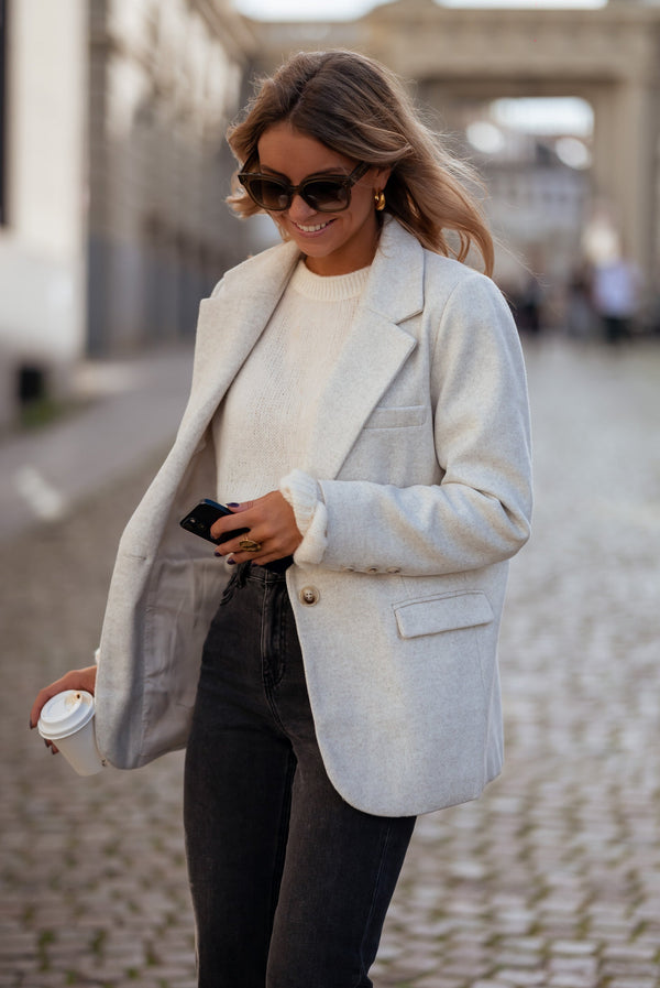 Blazer Sammy - gris clair