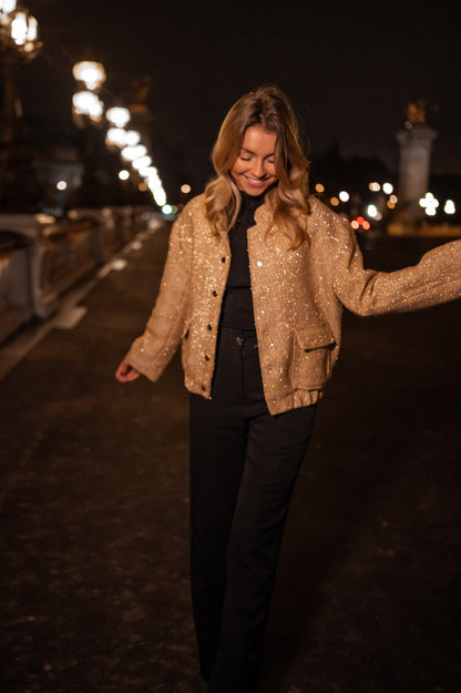 Bomber Ivania - doré