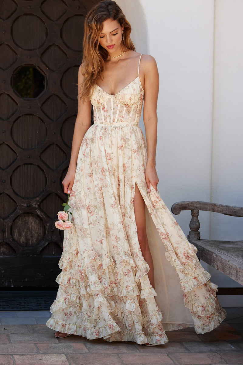 ZOÉ | ROBE LONGUE FLEURI