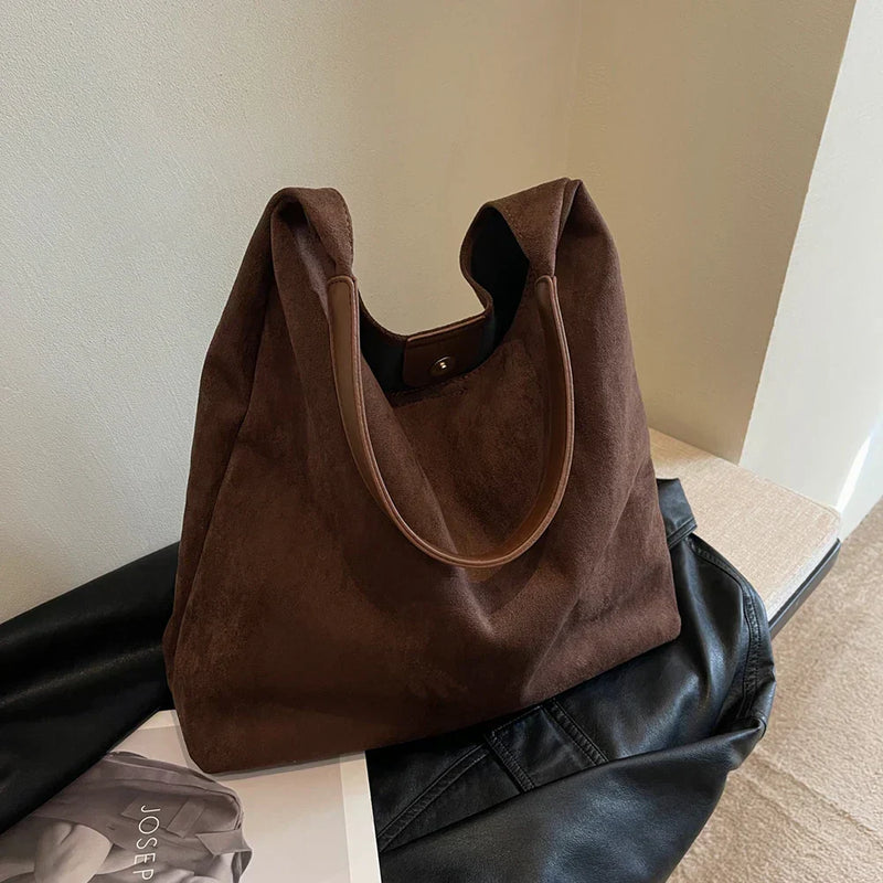 OLIVIA | Suede Tote Bag