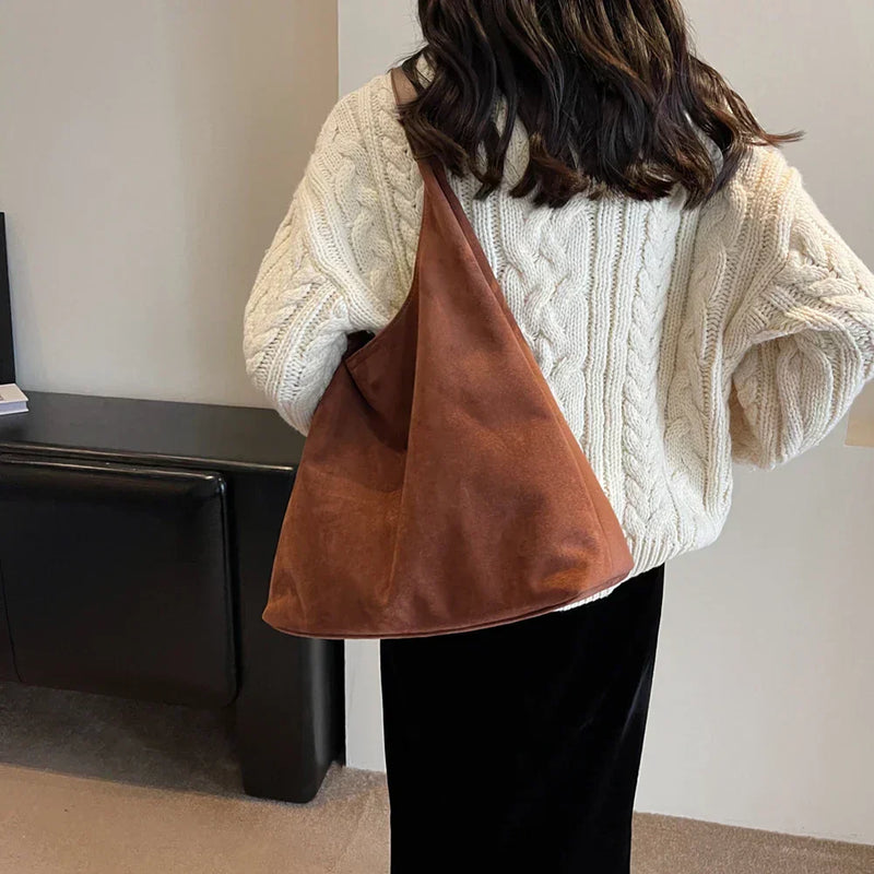 OLIVIA | Suede Tote Bag