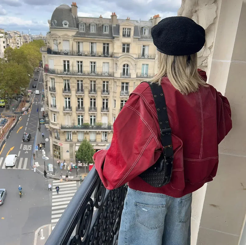 OLIVIA | Oversized Contrast Jacket
