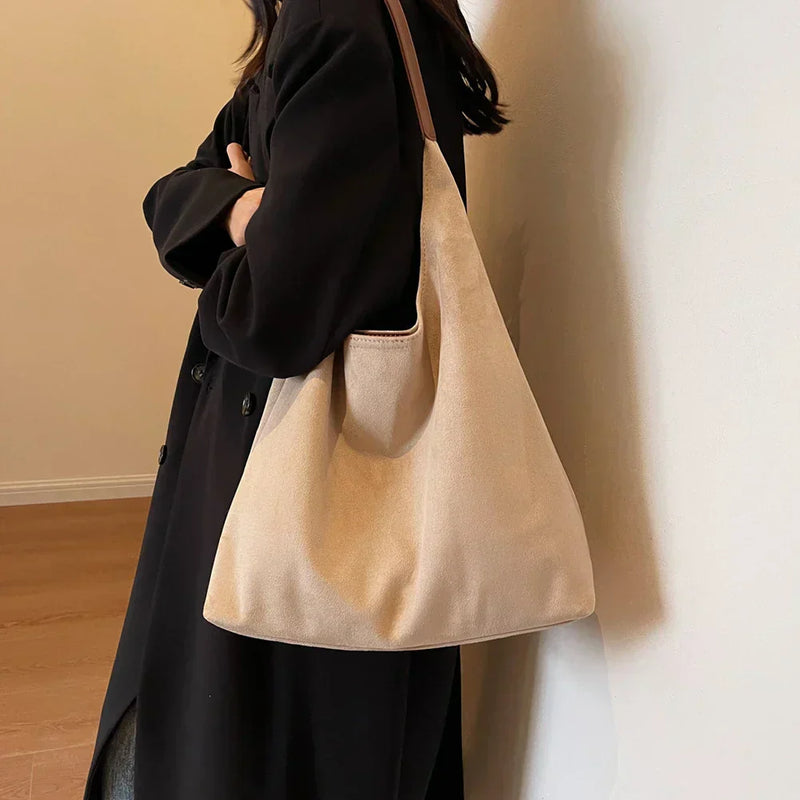 OLIVIA | Suede Tote Bag