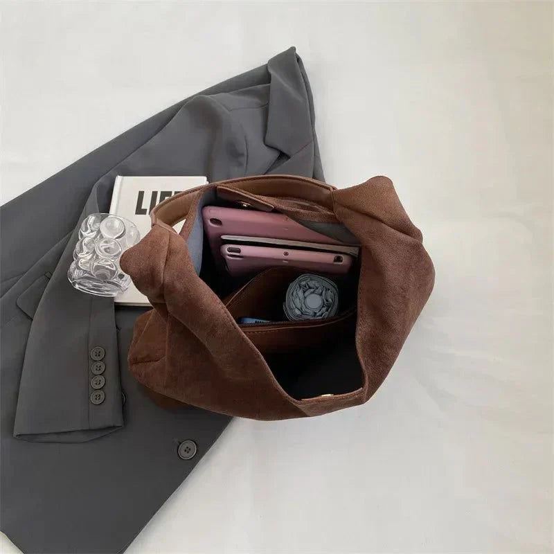 OLIVIA | Suede Tote Bag