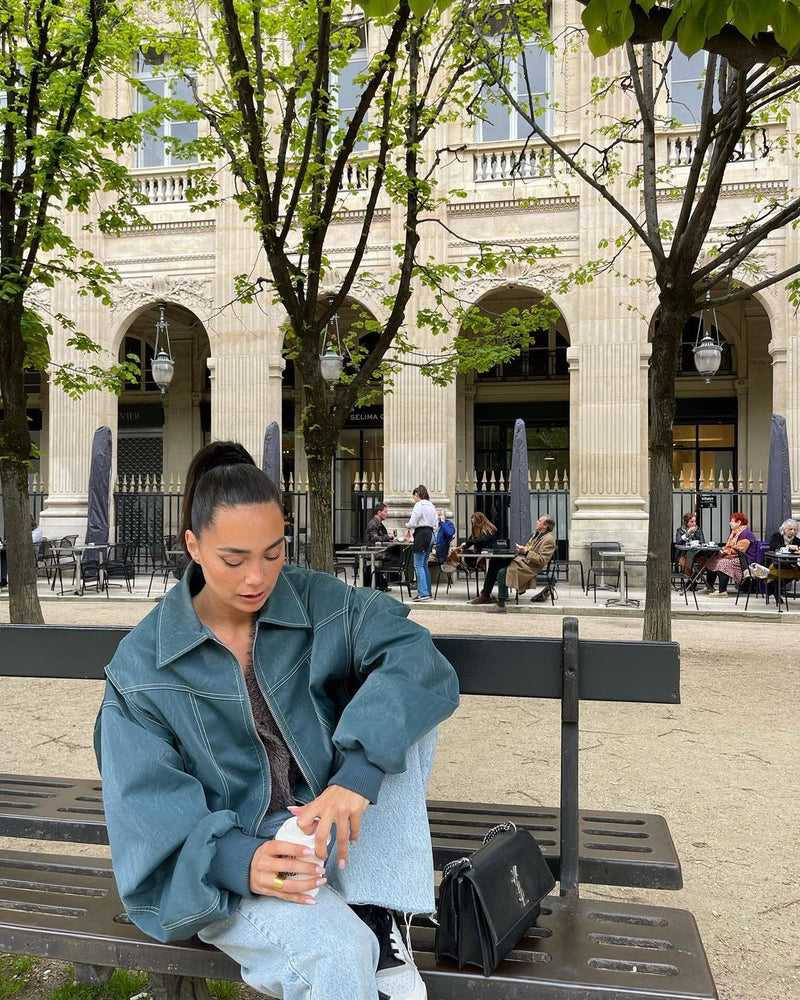 OLIVIA | Oversized Contrast Jacket