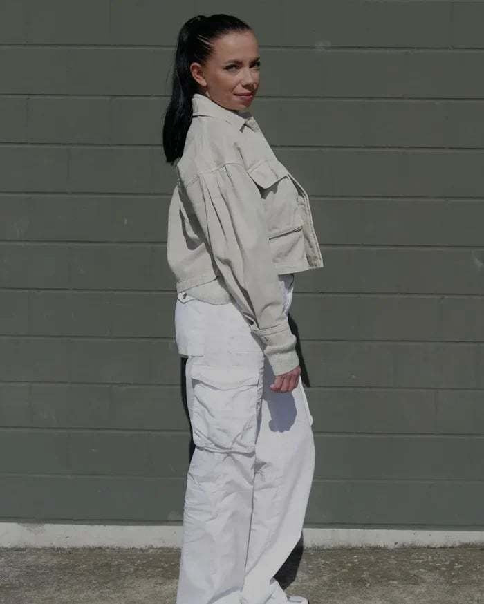 CHLOE | PANTALON CARGO AJUSTABLE
