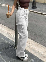 CHLOE | PANTALON CARGO AJUSTABLE