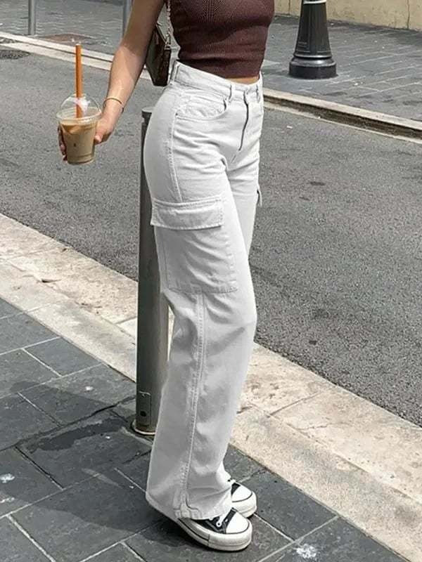 CHLOE | PANTALON CARGO AJUSTABLE