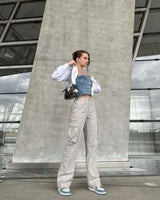 CHLOE | PANTALON CARGO AJUSTABLE
