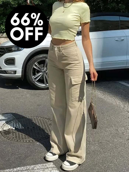 CHLOE | PANTALON CARGO AJUSTABLE