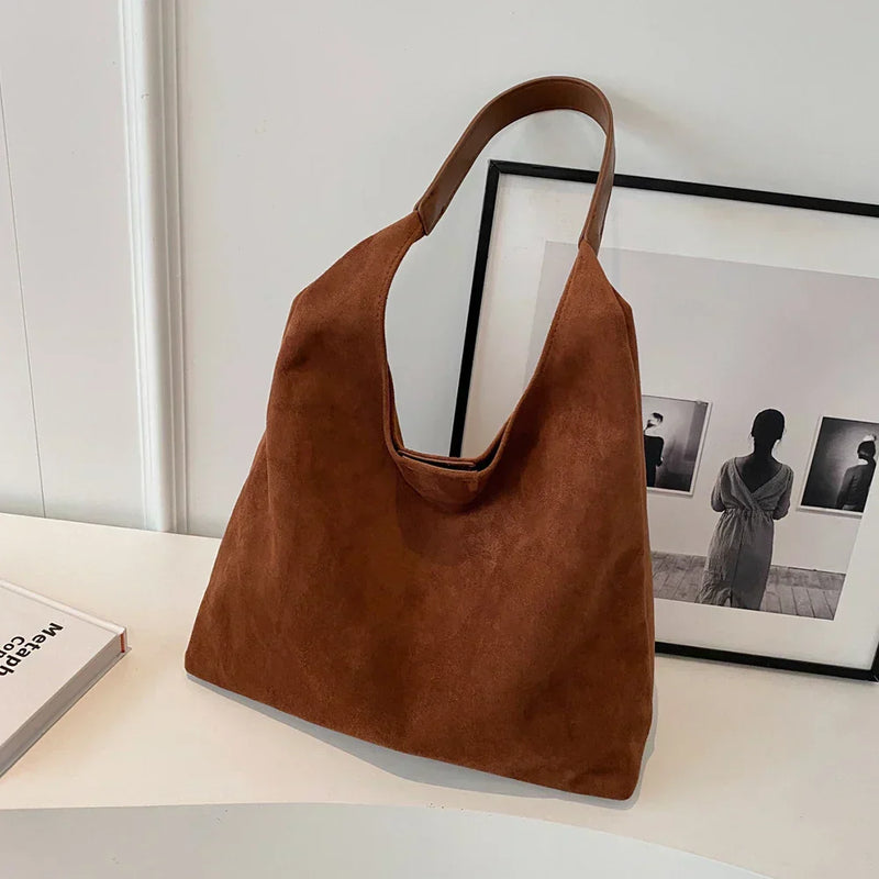 OLIVIA | Suede Tote Bag