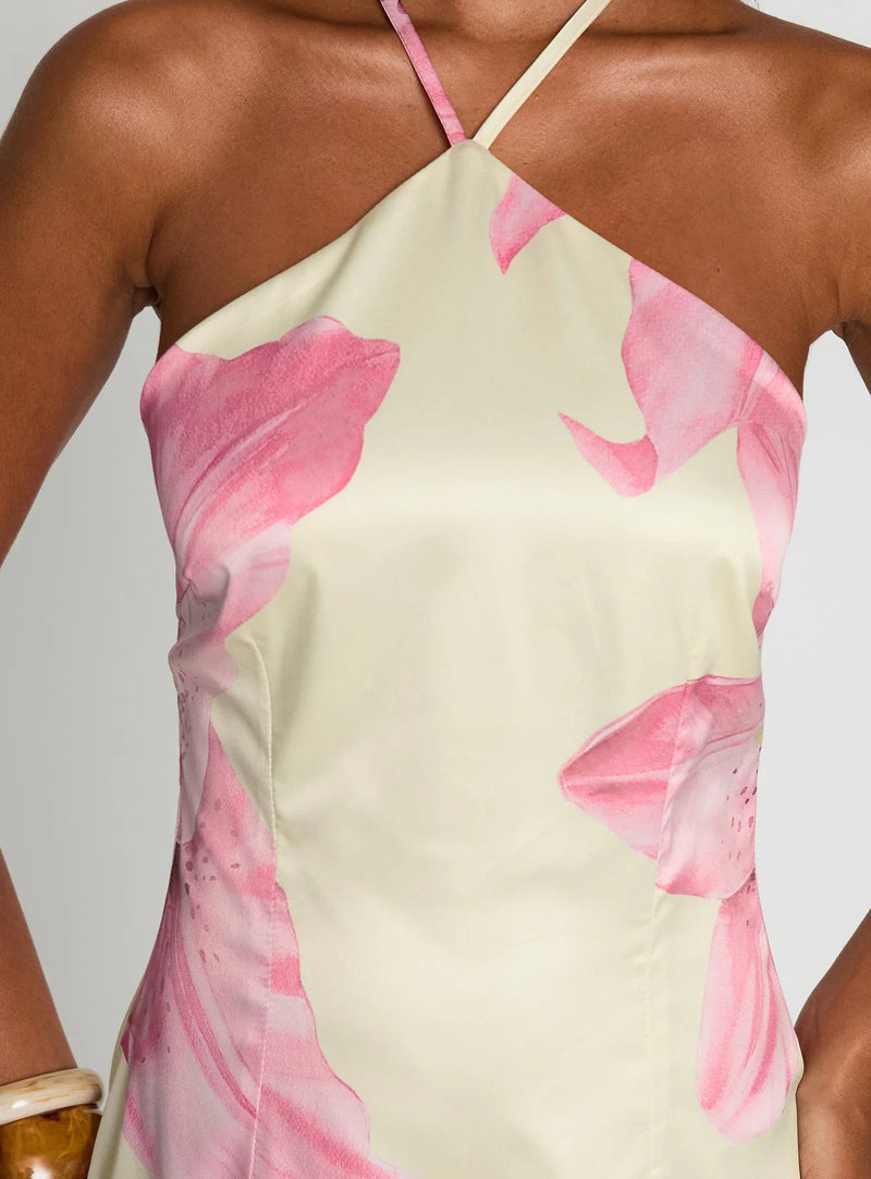 CHLOE | Gardens of Eden - Mini robe dos nu
