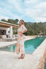 Jurk Milica Peach