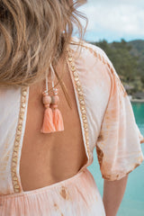 Jurk Milica Peach