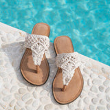 Slipper Crochet Ivoor