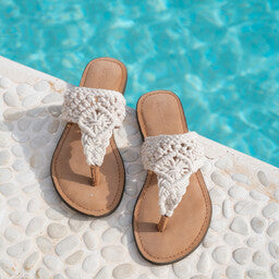 Slipper Crochet Ivoor