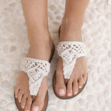 Slipper Crochet Ivoor