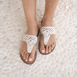 Slipper Crochet Ivoor