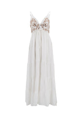 Dress Dolores Mirror White