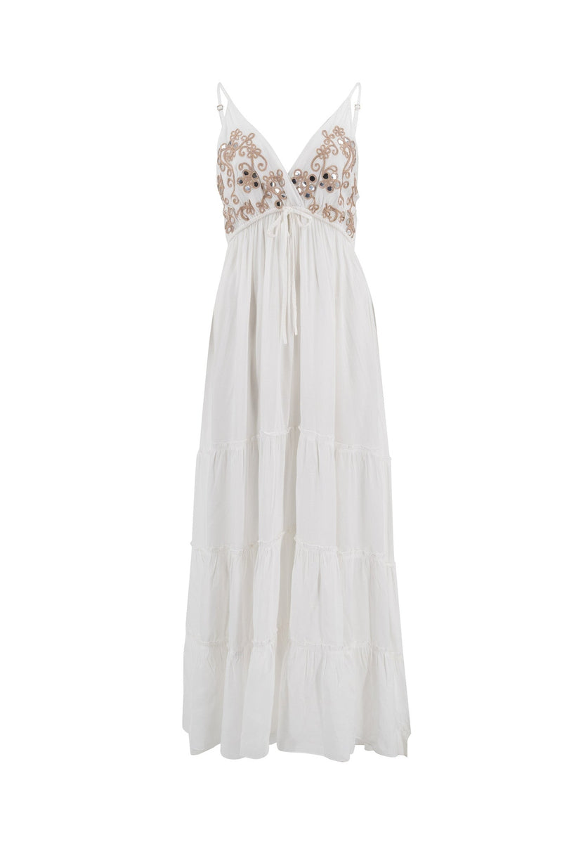 Dress Dolores Mirror White