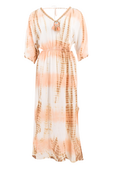 Jurk Milica Peach