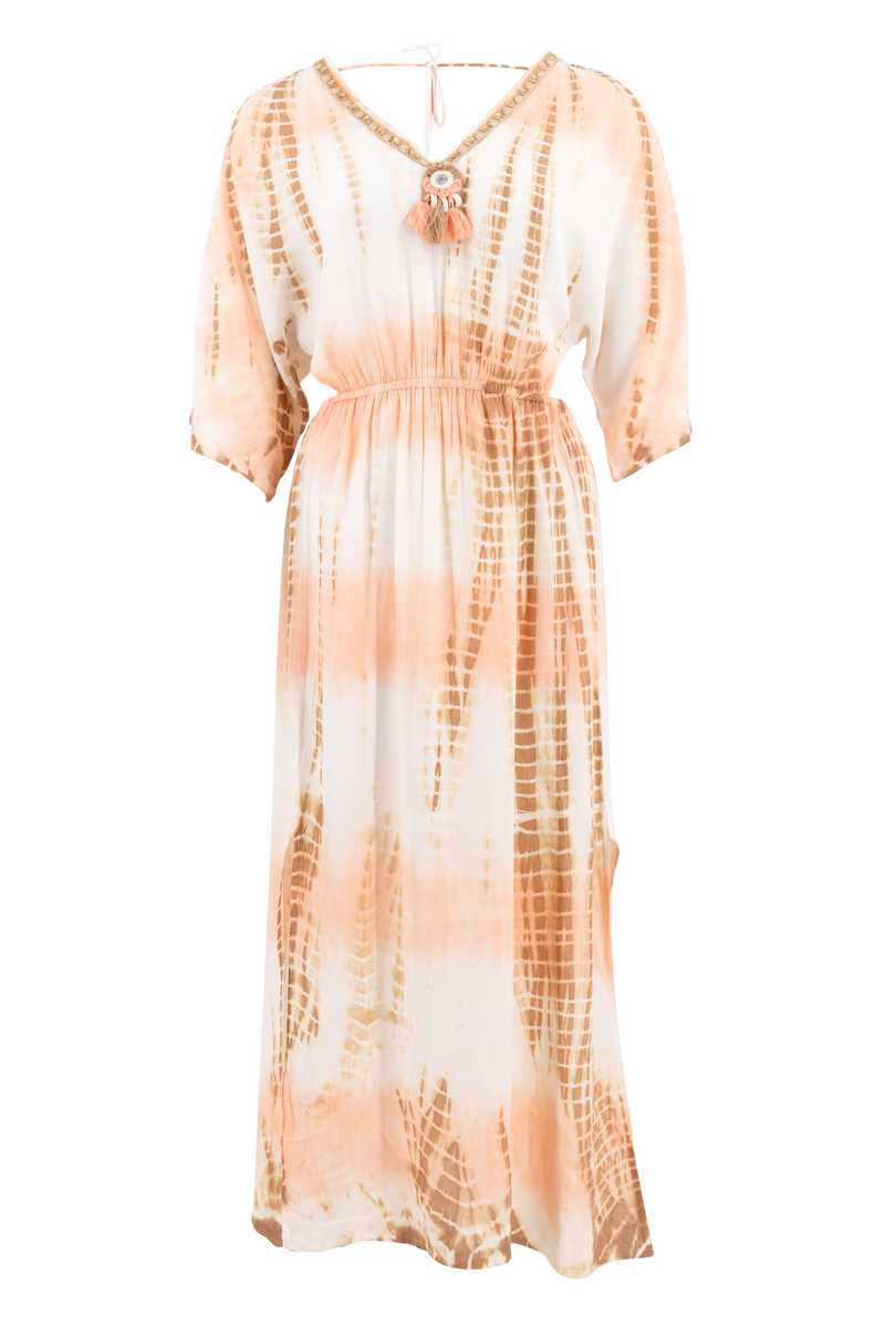 Jurk Milica Peach