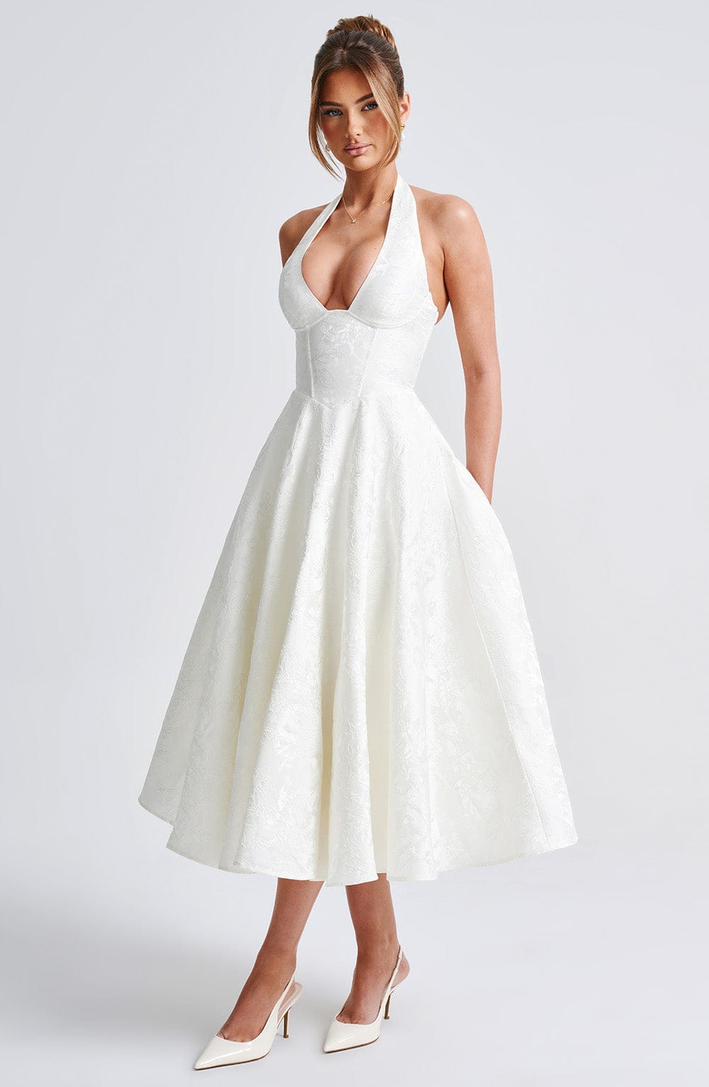 Chloe - Robe midi élégante