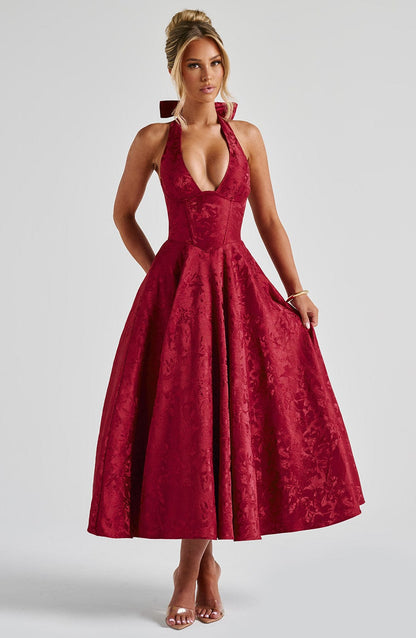 Chloe - Robe midi élégante