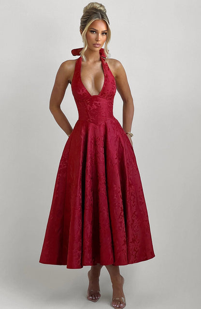 Chloe - Robe midi élégante