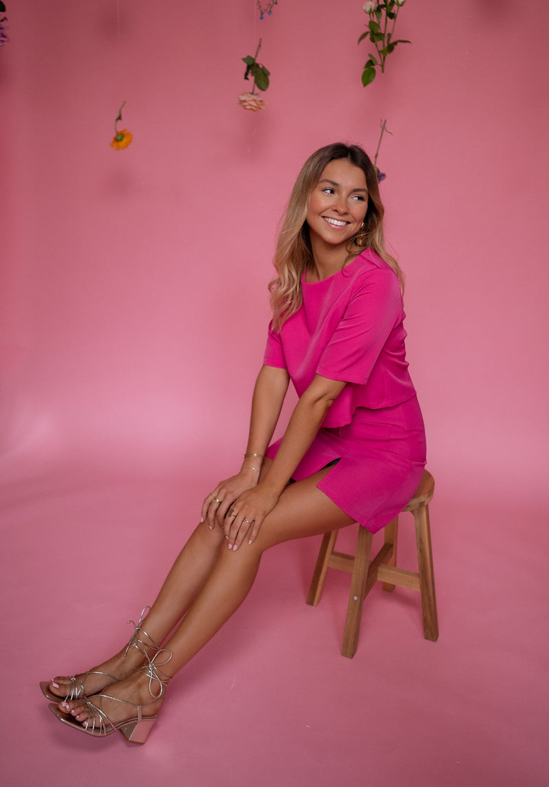 Jupe Egé CREATION - rose