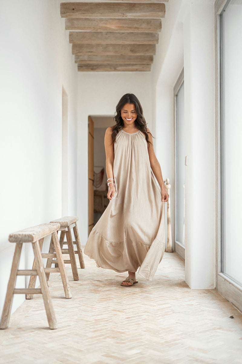 Dress Mina Taupe