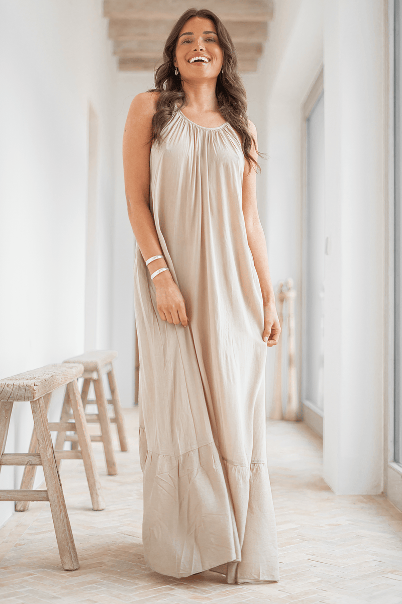Dress Mina Taupe