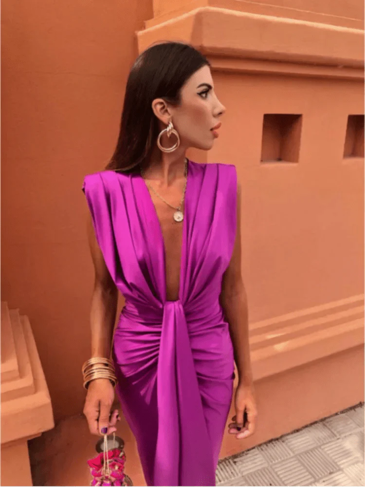 Lara™ | Robe luxueuse en satin