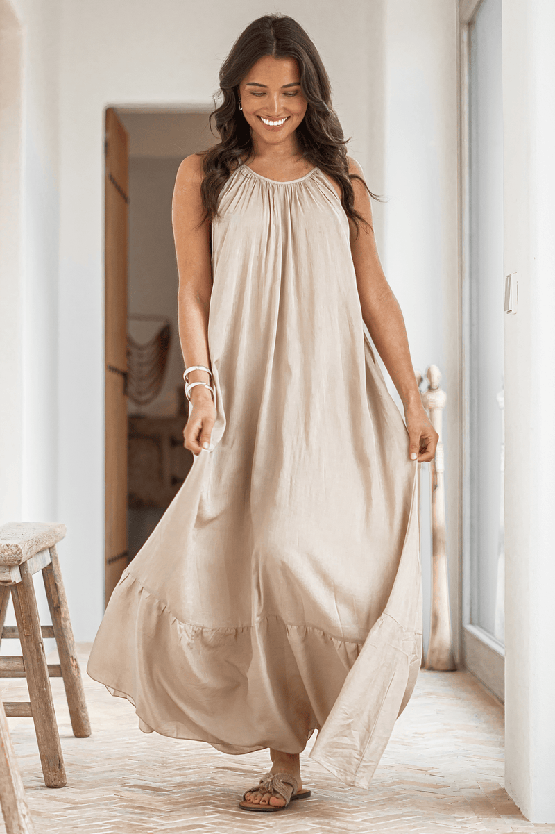 Dress Mina Taupe