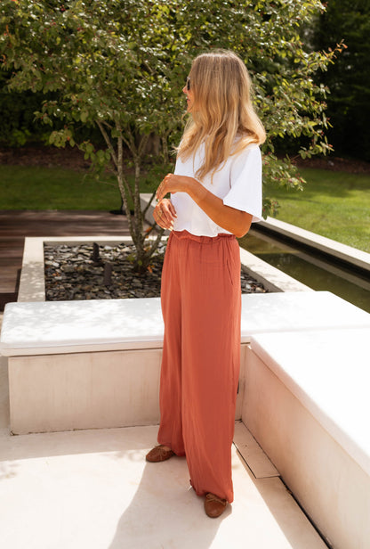 Pantalon Rafael - brique