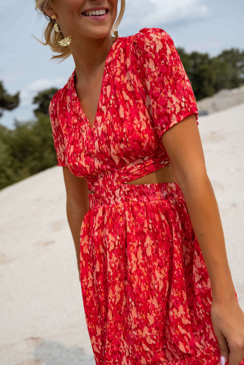 Robe Claudia - rouge