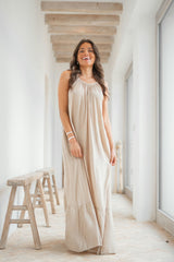 Dress Mina Taupe
