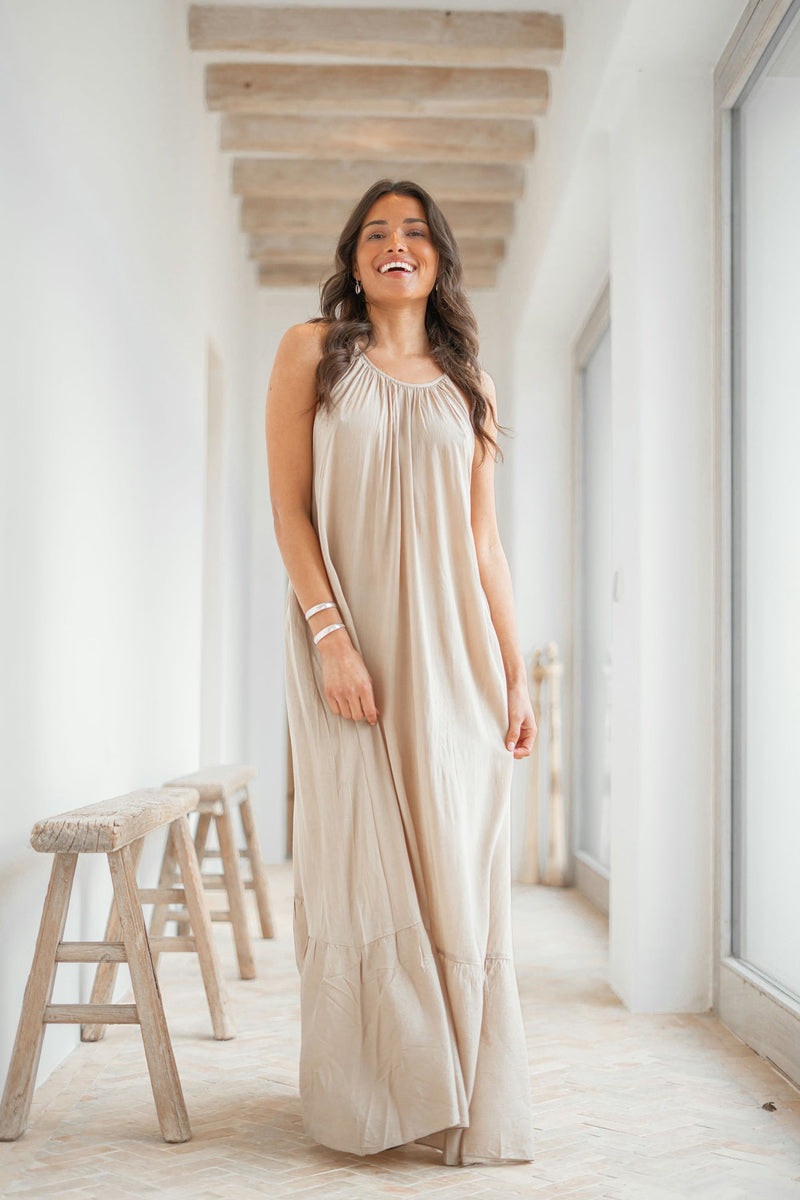 Dress Mina Taupe
