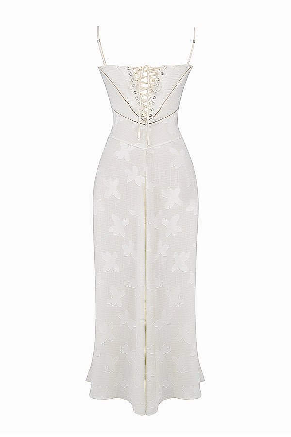 Maiah | Robe longue élégante - Blanc