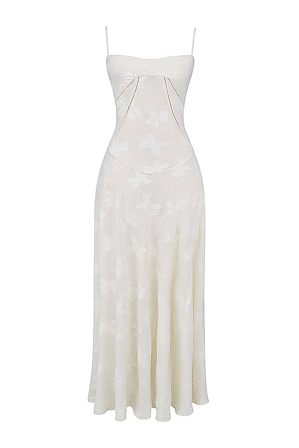 Maiah | Robe longue élégante - Blanc