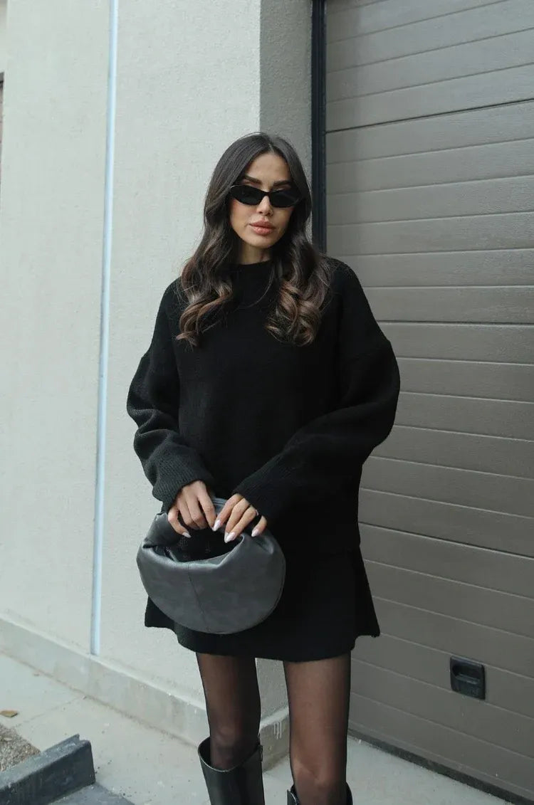 MARINE | ENSEMBLE COURT EN TRICOT