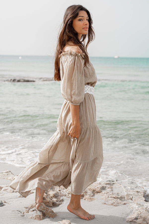 Dress Peralta Taupe